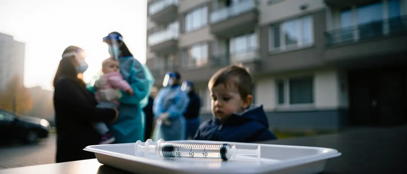 Профилактические меры в жилом комплексе Империал после выявления случая кори у ребенка в Санкт-Петербурге